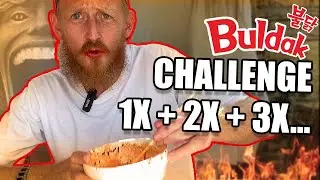 Буллдак 1x+2x+3x = 6..7? Испытание острой лапшой рамен, ЧАСТЬ II