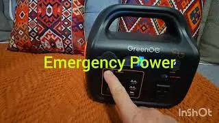 GreenOE 300w solar battery. Have an emergency backup plan!