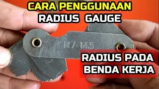 Cara Mengukur Radius | Radius Gauge