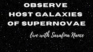 Observe Host Galaxies of Supernovae With Me! - Part One: Set Up and Calibration