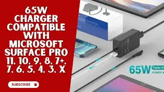 65W Surface Pro Charger | Fast Charging Power Adapter for Microsoft 💻
