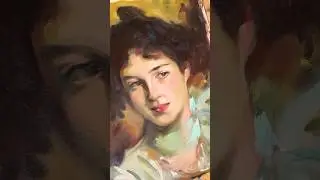 Master copy of The Acheson Sisters🌹#oilpainting#paintwithme#johnsingersargent#relaxing