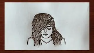 Beautiful Girl Pencil Sketch | Easy Portrait Drawing for Beginners