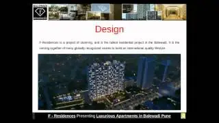 F - Residences Presenting Luxurious Flats in Balewadi Pune