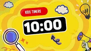 Playground Fun Countdown! 🏃&zwj;♂️💨 10 Minute Silent Timer for Kids | Time to Play! 🪁