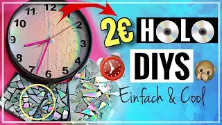 💿 EASY, G&Uuml;NSTIGE & COOLE HOLO DIYS | ROOM DECOR billig selber basteln! 💿
