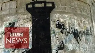 Gaza: Banksy artwork for a new documentary - BBC News