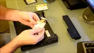 How to replace or upgrade the harddrive in your HP NC2400 (with ipod/air harddrive) 1.8