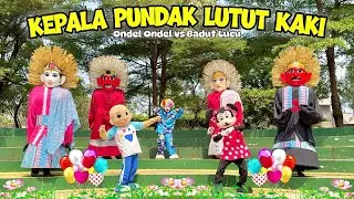 ONDEL ONDEL JOGET DAN BADUT LUCU: KEPALA PUNDAK LUTUT KAKI 🎉 ONDEL ONDEL BETAWI DI TAMAN KOPI