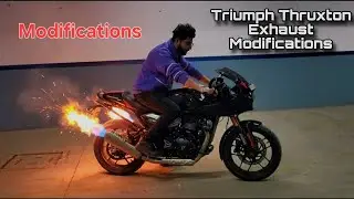 Triumph Thruxton 400 modification  |  Triumph Thruxton exhaust modification | Triumph delivery video