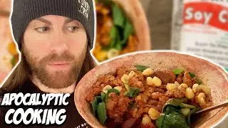 Cooking with Random Ingredients I Had in the Kitchen SOY CURLS