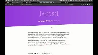 AMCSS - Attribute Modules for CSS - Otra forma de dar Estilos