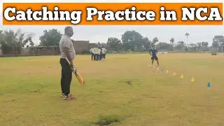Catching Practice in NCA Cricket Indore