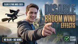 Disable Broom Flight Wind Effects in Hogwarts Legacy (2025) | Clear Flying Visuals Mod