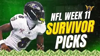 Best Week 11 NFL Survivor Pool Picks and Strategy | Ravens vs Browns