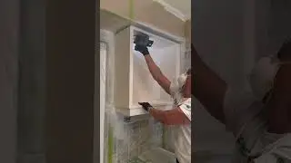 5 inch orbital sander to sand kitchen cabinets @festool-canada #toronto #cabinetpainting
