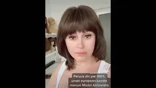 Peruca din par 100% uman lucrata manual