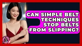 Can Simple Belt Techniques Stop Belts From Slipping? | Glam Girl's Closet