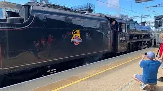 leander steam engine departs reading