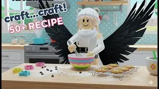 Craft FOOD in Roblox! 50+ Recipe with GUIDE!