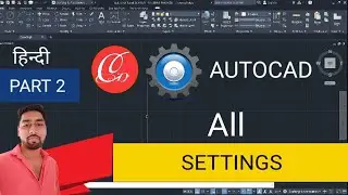 AutoCAD All Settings l Part 2l Toggle button Grid, Polar tracking &Template setting Explained in CAD