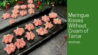 Meringue kisses | Meringue without cream of tartar | Christmas cookie recipes | Holiday cookies |