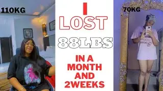 HOW I LOST WEIGHT FROM 110kg -70kg IN A MONTH AND 2 WEEKS (no gym)