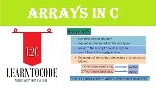 Array in C Programming Language (2020) || Programming for beginners || Learn Programming