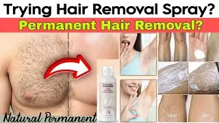 Trying Viral & Weird Hair Removal Spray?| HAIRONIC - Hair Removal Cream Spray| No Pain, Cuts, Wounds