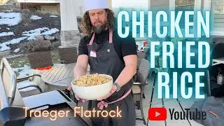 Chicken Fried Rice on the Traeger Flatrock Griddle