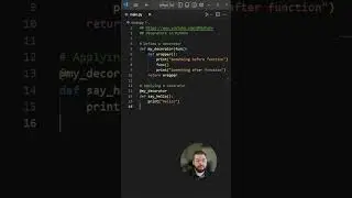 Decorators in Python - Python Explained #shorts #python #pythonprogramming #pythontutorial