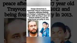 🏚️GEORGE ZIMMERMAN REPORTEDLY HOMELESS, UNEMPLOYED & SUFFERING AFTER TRAYVON MARTIN CASE!⚖️😞#shorts