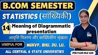 Meaning of Diagramatic Presentation | Business Statistics | B.Com Semesters videos lectures | mgkvp