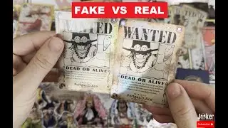 🔴Risk of fake cards in One Piece!!!