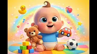Baby Plays with Toys 🧸🎶 | Fun Learning Playtime for Kids & Toddlers
