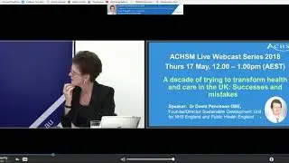 Dr David Pencheon speaks on sustainability and climate action in health care