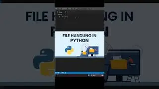 File Handling in Python! 