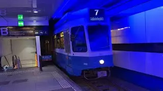 From Underground to Overground with the AWESOME VBZ Tram2000! Ride from Waldgarten to R&ouml;slistrasse