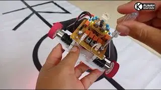 MUDAH SETTING ROBOT LINE FOLLOWER ANALOG PENGIKUT GARIS LF LINE TRACER LTA LOMBA R6 TANPA CODING