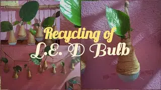 Recycling of L.E.D Bulb by @Pritammaityofficial 🙏🙏😃🙃😃🙃