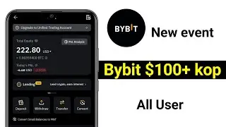 Bybit New event || $500 Profit Garanted || All User