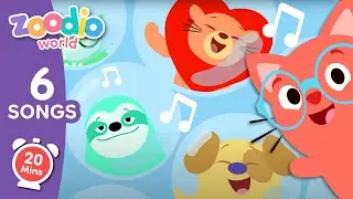 🎵 Learn & Sing! | Zoodio | Kids Songs About ABCs, Pets, Firetrucks, Planets & More! 🚀🐶🧁