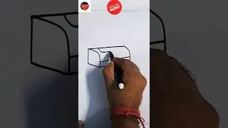 Draw a simple printer using these simple steps #shorts #ashortaday Canvassing Passion