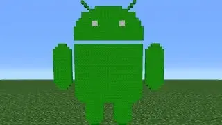 Minecraft Tutorial: How To Make The Android Logo