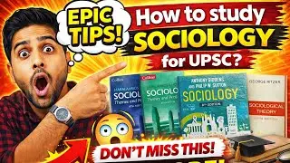 STOP Reading Random Books! How to Study Sociology for UPSC Smartly