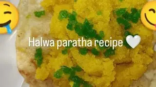 Mela jaisa halwa paratha at home ❤️ 