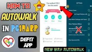 How To Autowalk In PGSharp By Defit App, Autowalk In PGSharp, New Way To Autowalk In PGSharp