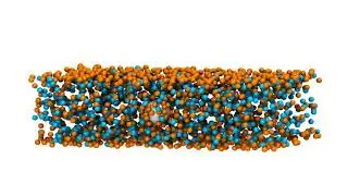Monovalent 1-1 Ions around a Charged Particle within a Nanochannel