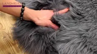 Woolmark Sheepskin Rug Grey