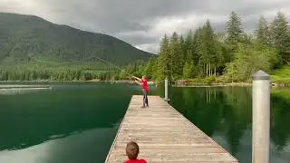 Gunnar learning to fly fish￼